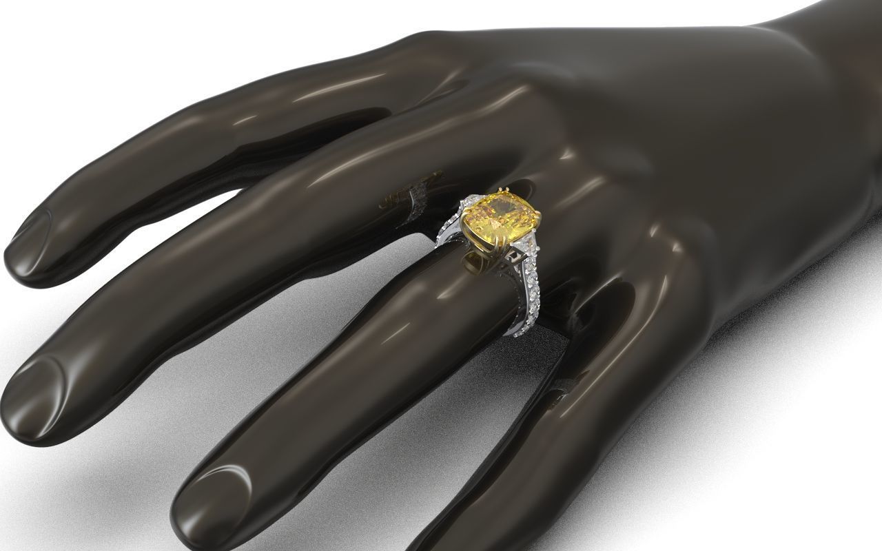 engagement rings 3D print model_1