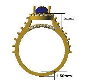 engagement rings 3D print model_5