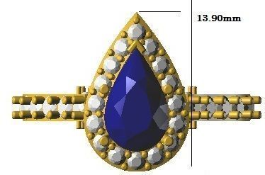 engagement rings 3D print model_3