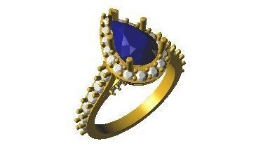 engagement rings 3D print model_4