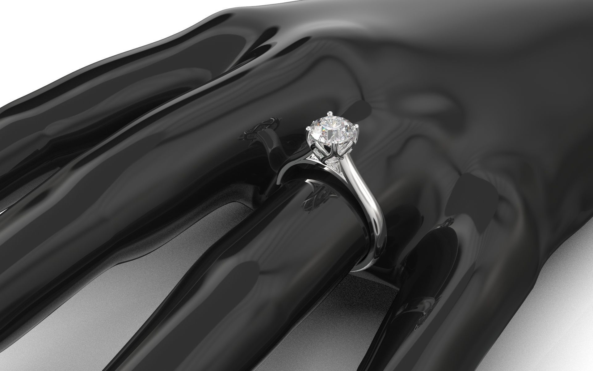 engagement rings 3D print model_1