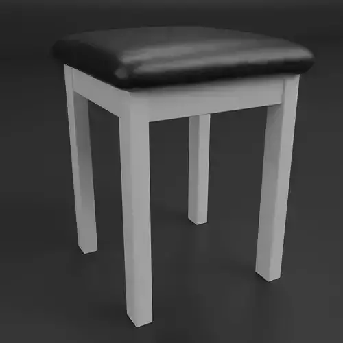 armless chair