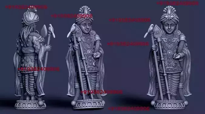 Kartik full 3d and hollow murgan