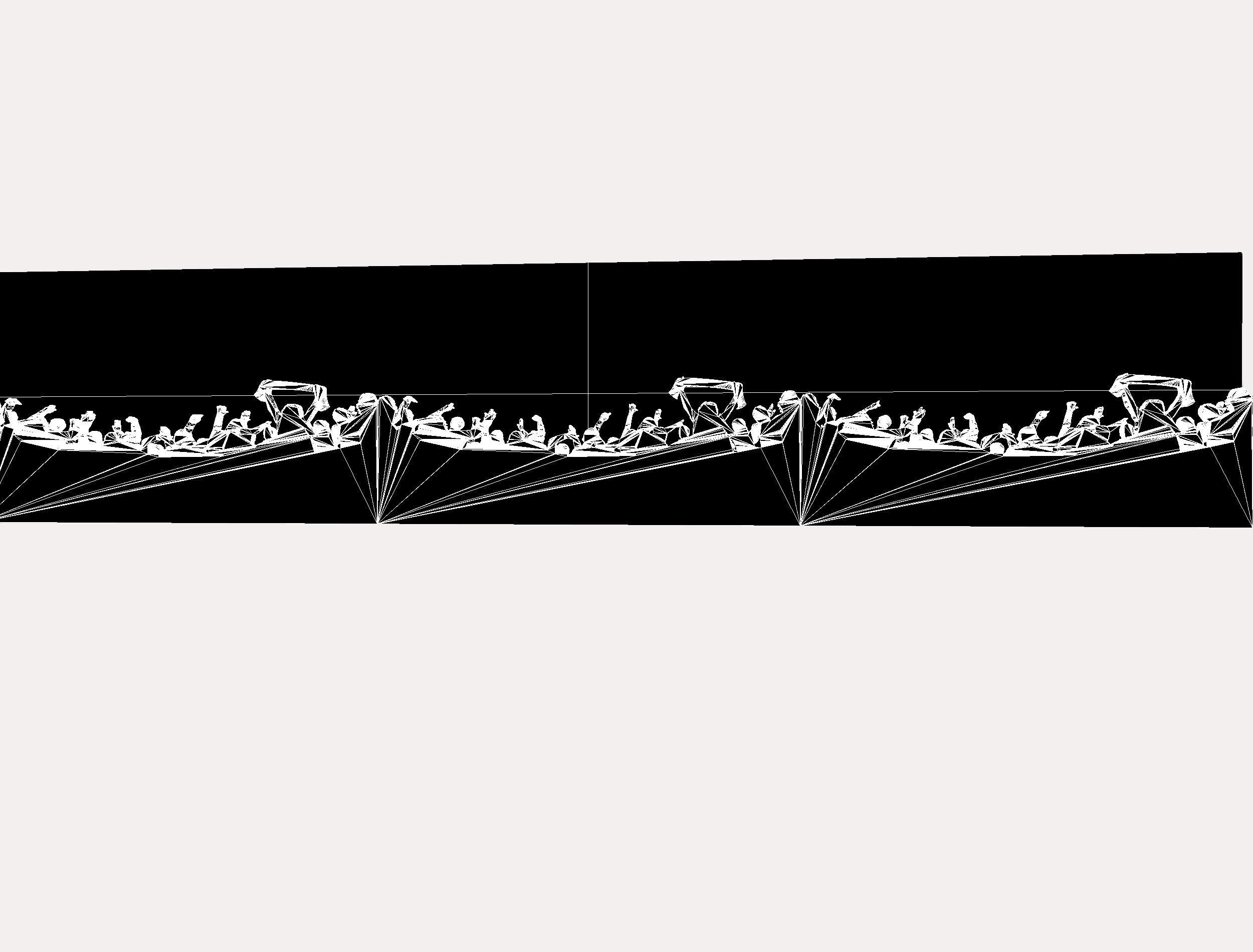 silhouette of people with their hands up Texture_14