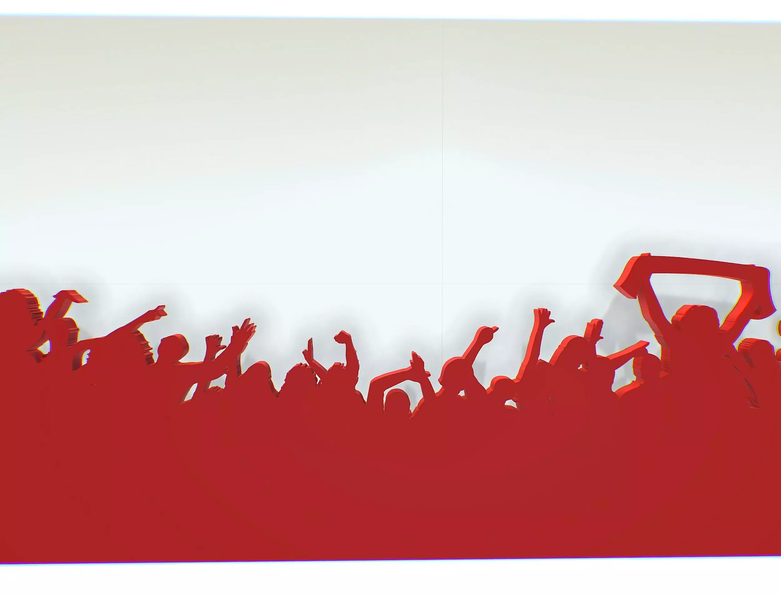 silhouette of people with their hands up Texture_0