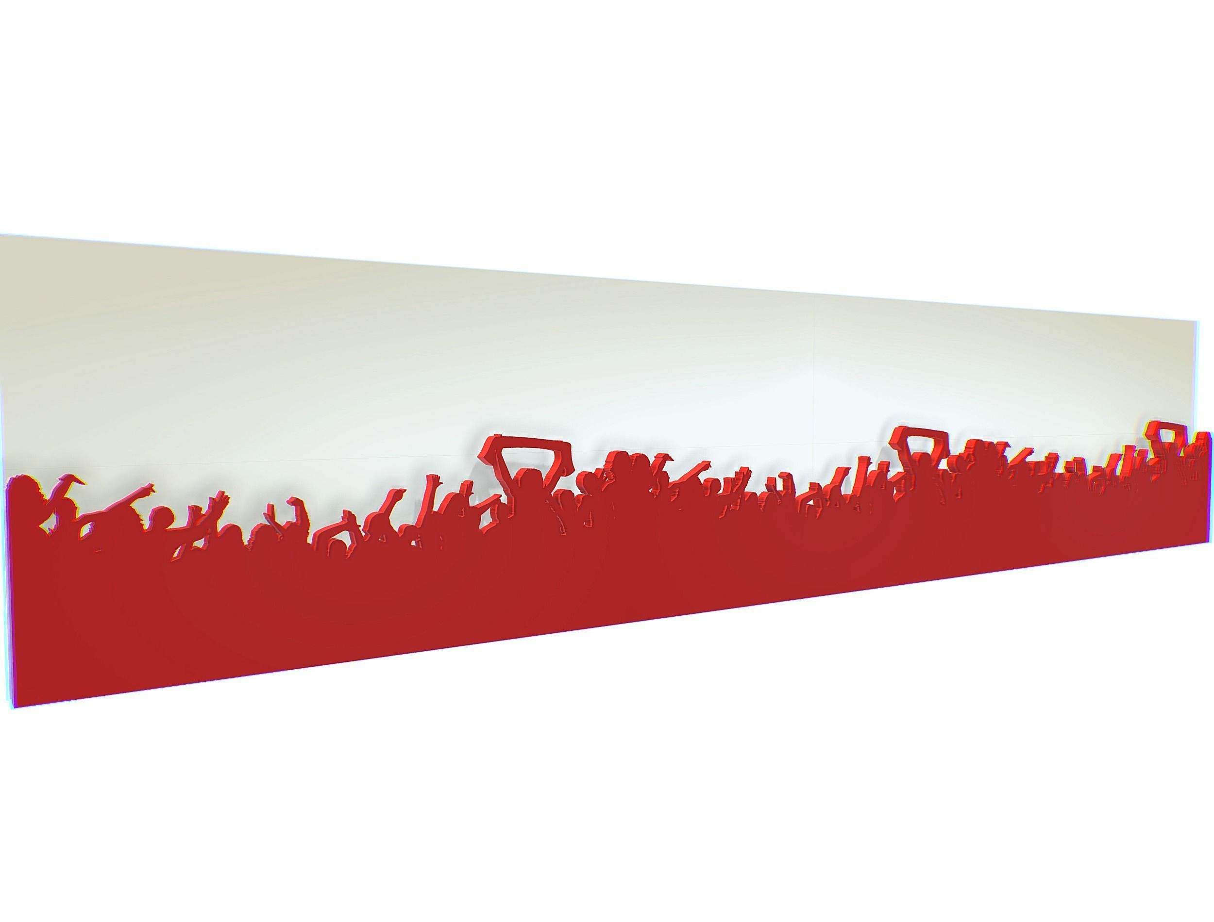 silhouette of people with their hands up Texture_2