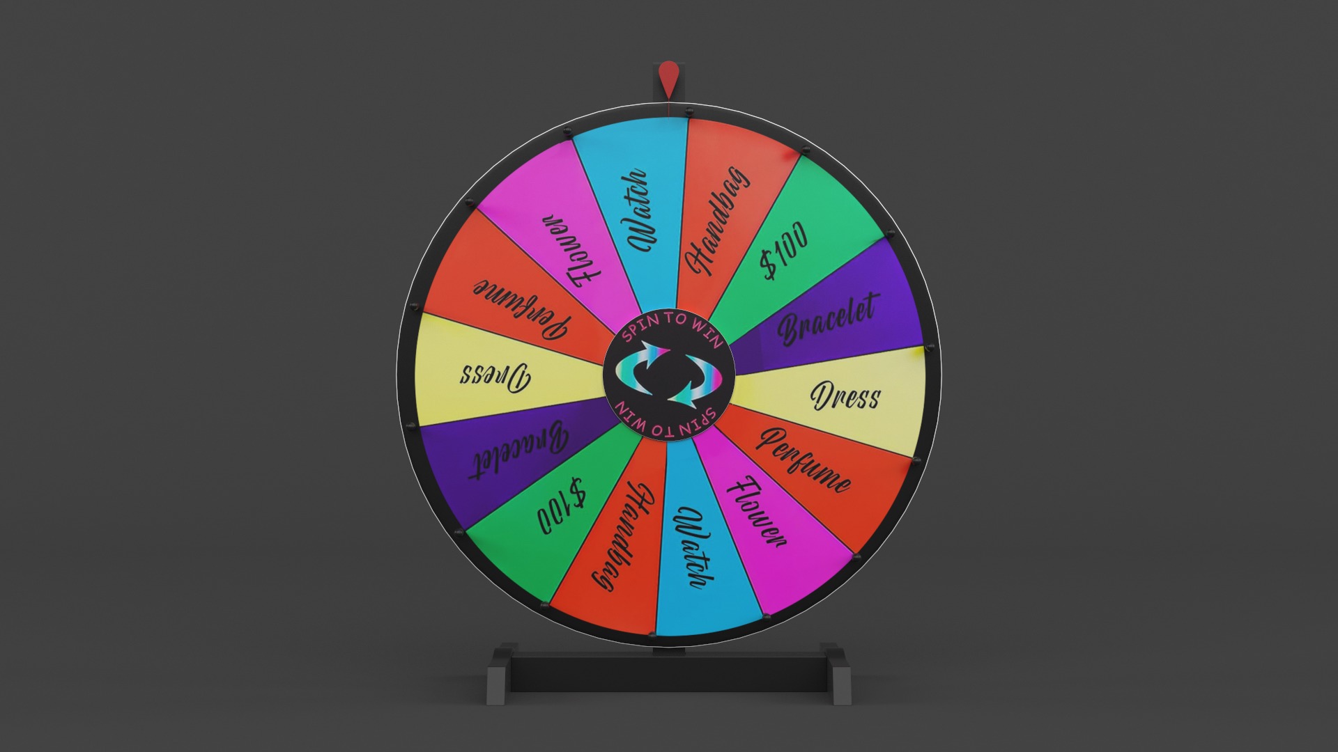 Wheel of Fortune 3D model_1
