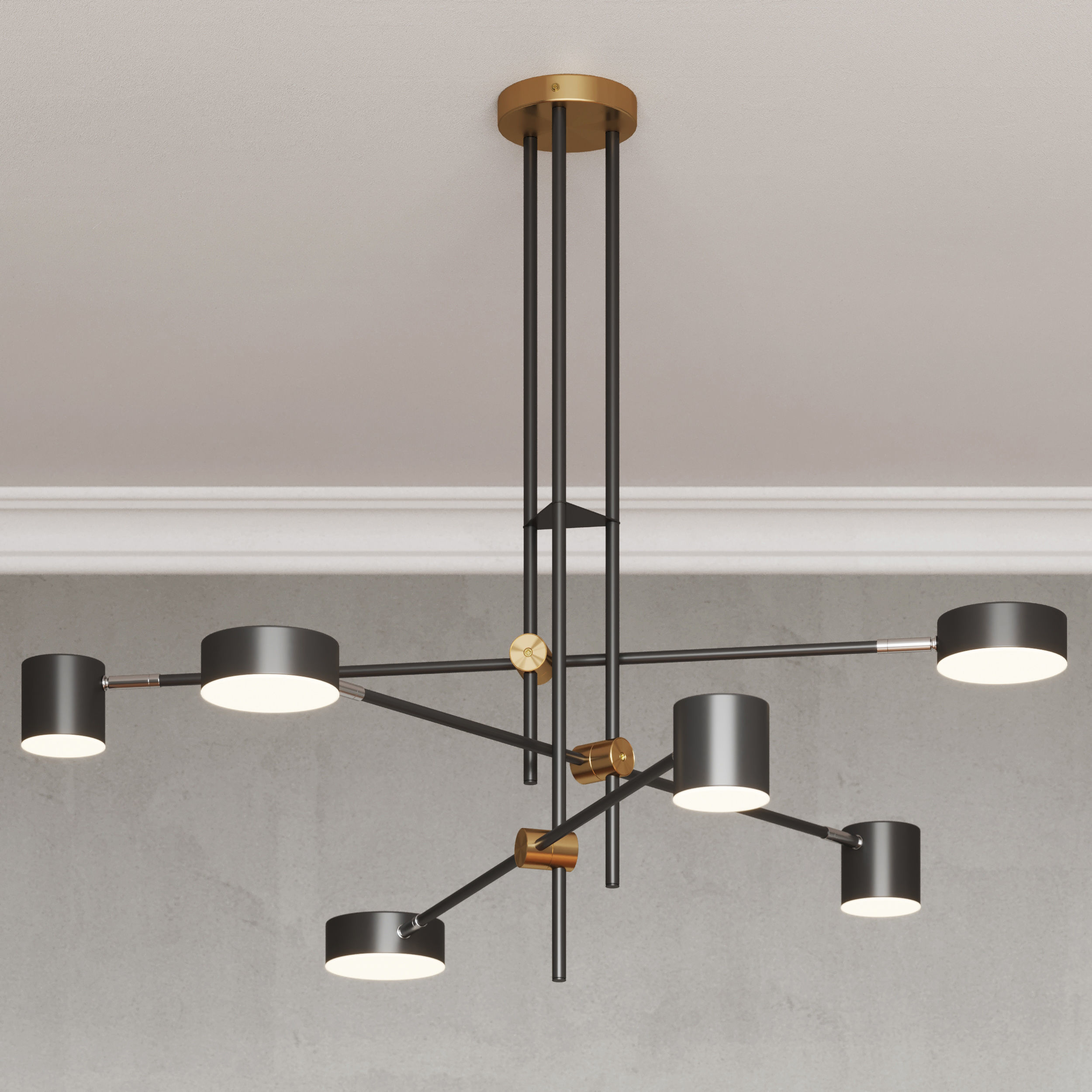 Ceiling lamp ST Luce RODRIGO 3D model_1