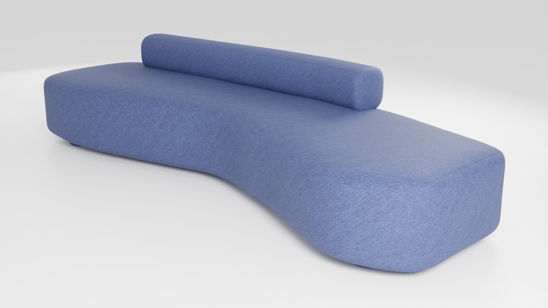 Modern design sofa in Scandinavian style 3D model_4