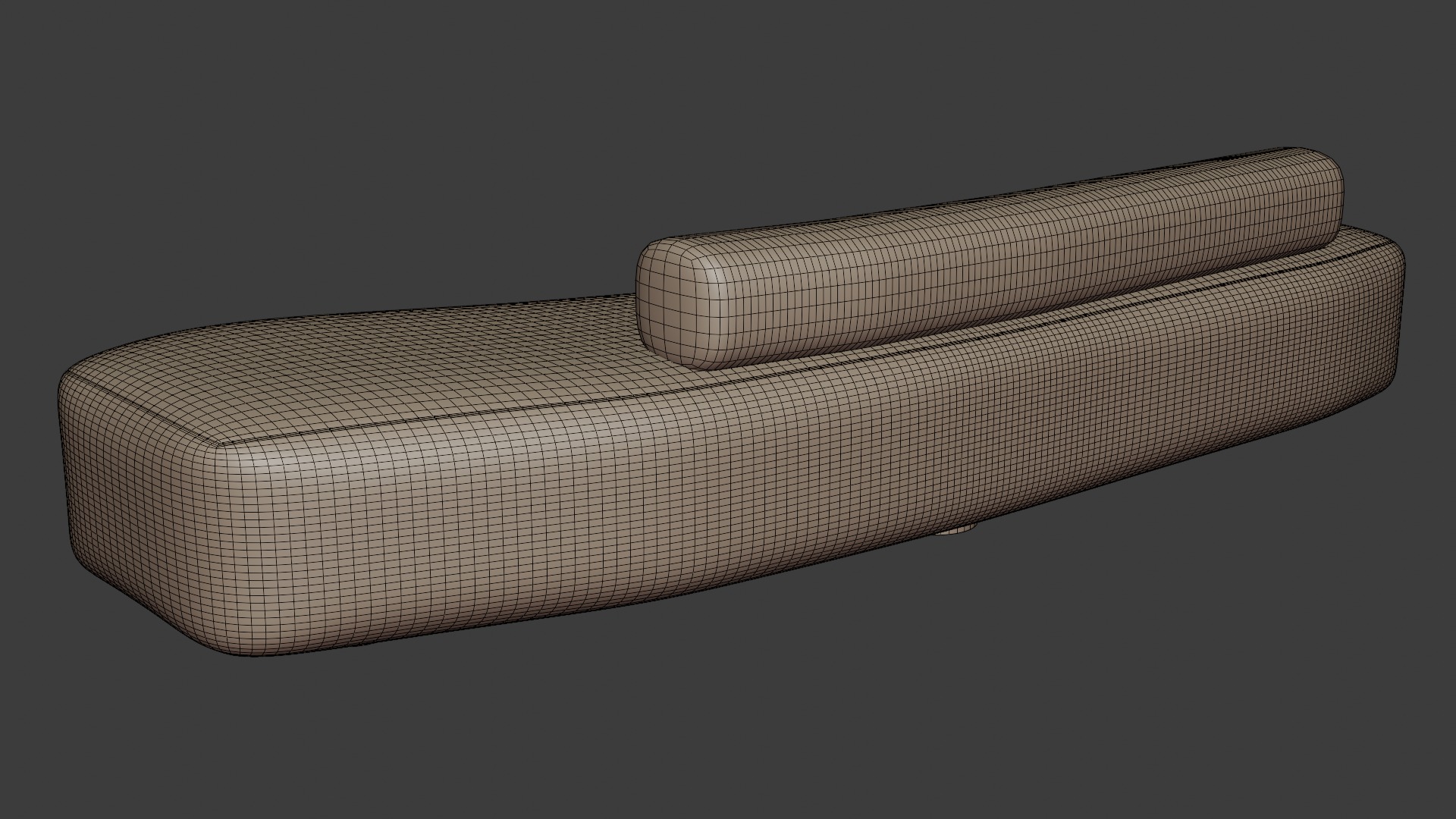 Modern design sofa in Scandinavian style 3D model_7