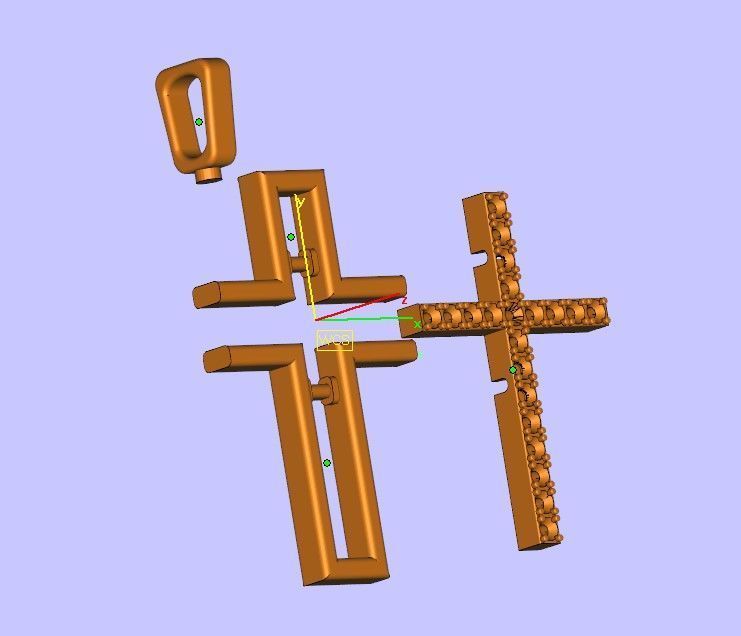 Cross 3D print model_4