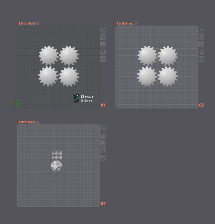 Ball Gear Fidget Toy 3D print model_6