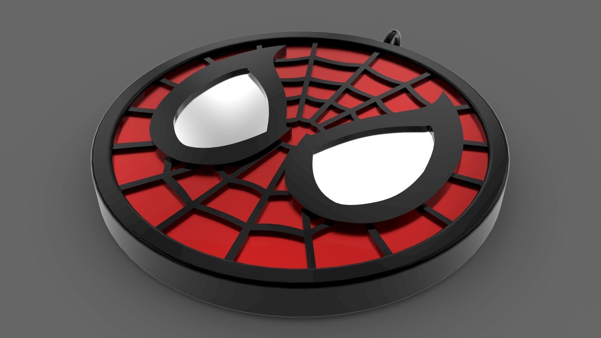 Spider-Man Pendant 3D print model_1