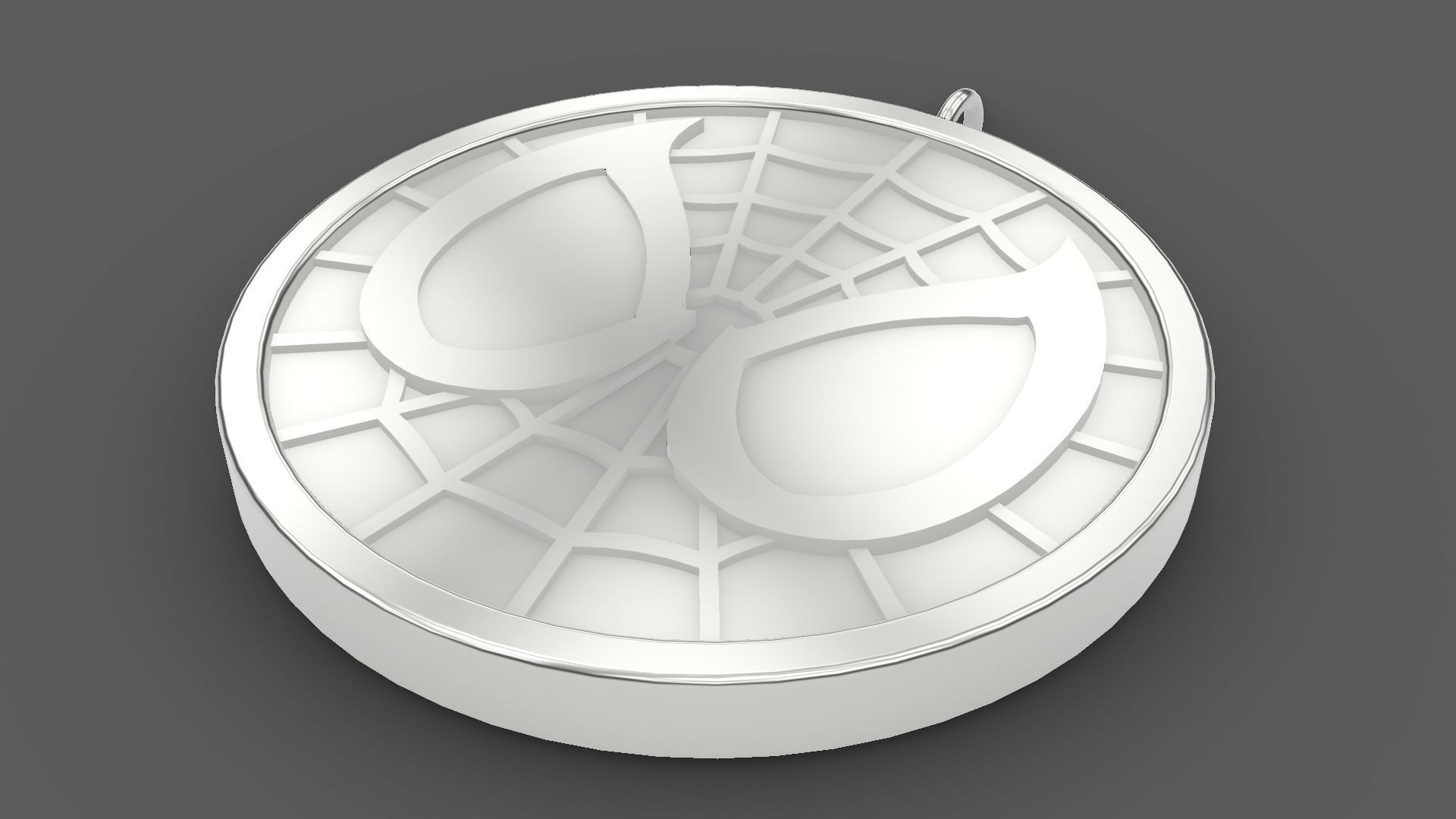 Spider-Man Pendant 3D print model_6