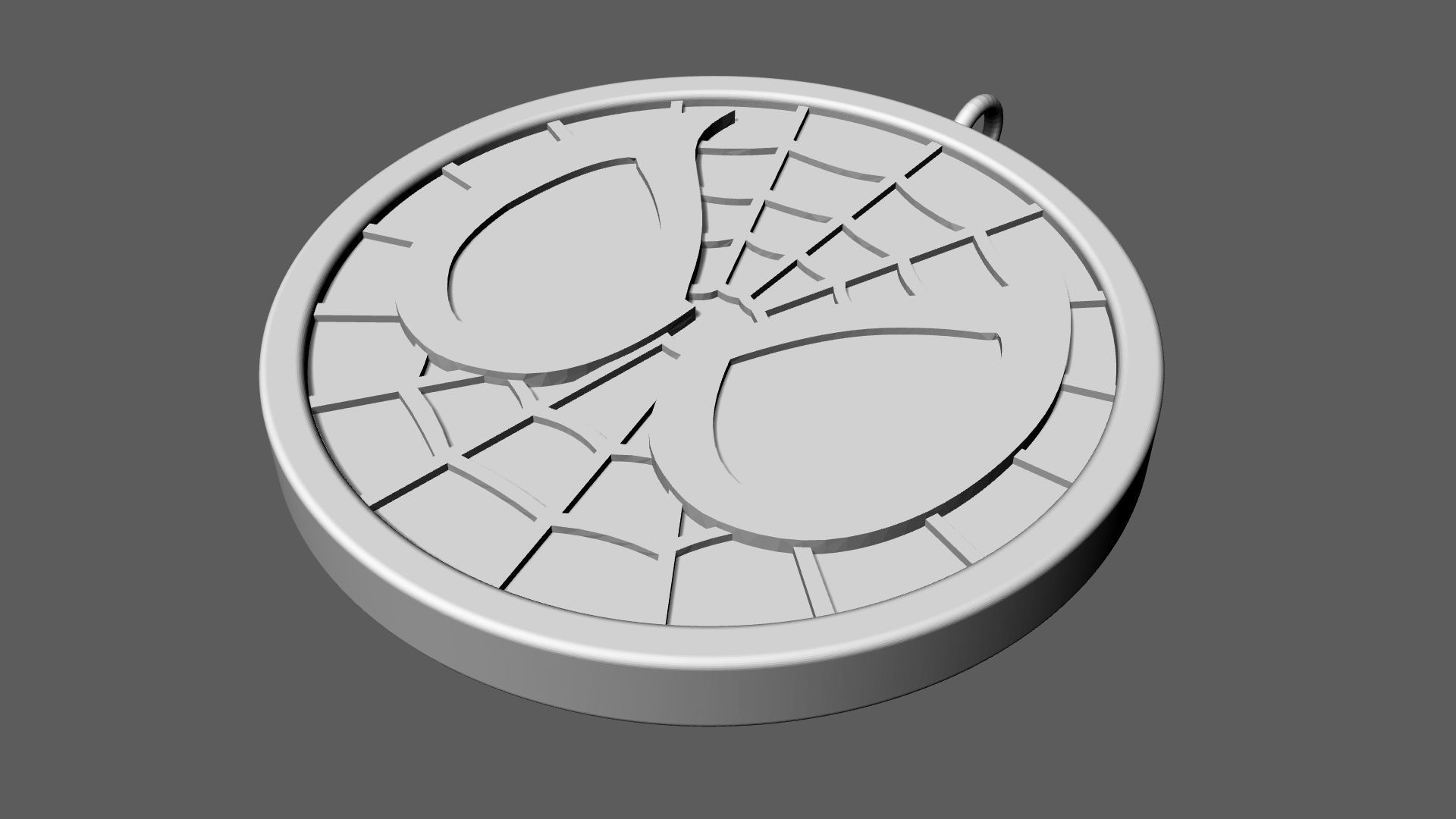 Spider-Man Pendant 3D print model_15