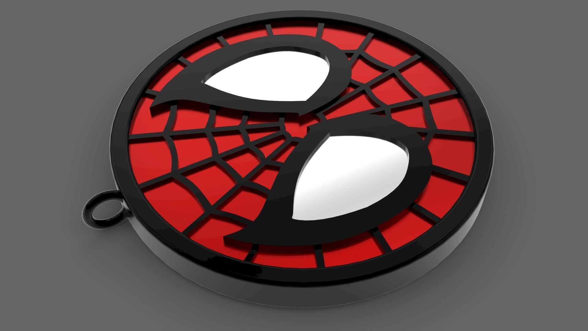 Spider-Man Pendant 3D print model_2
