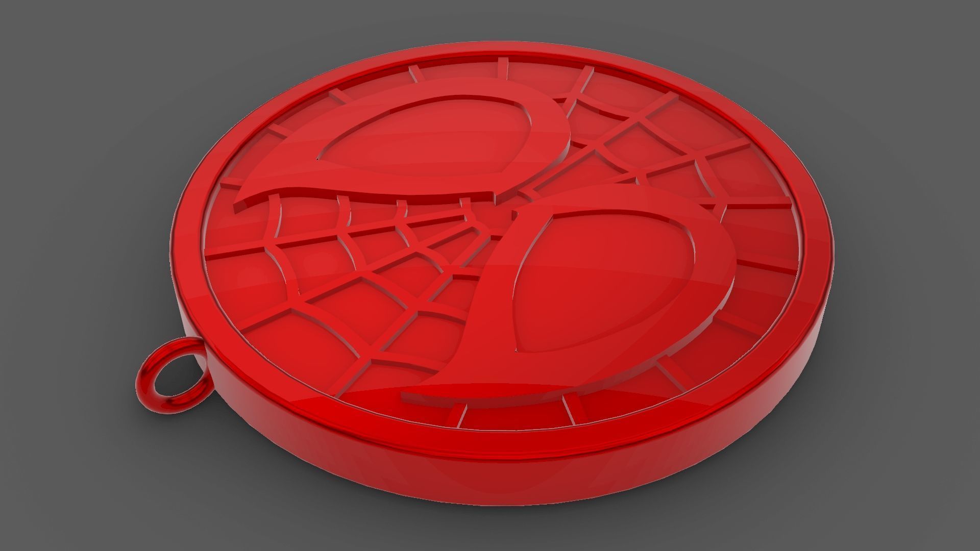 Spider-Man Pendant 3D print model_9