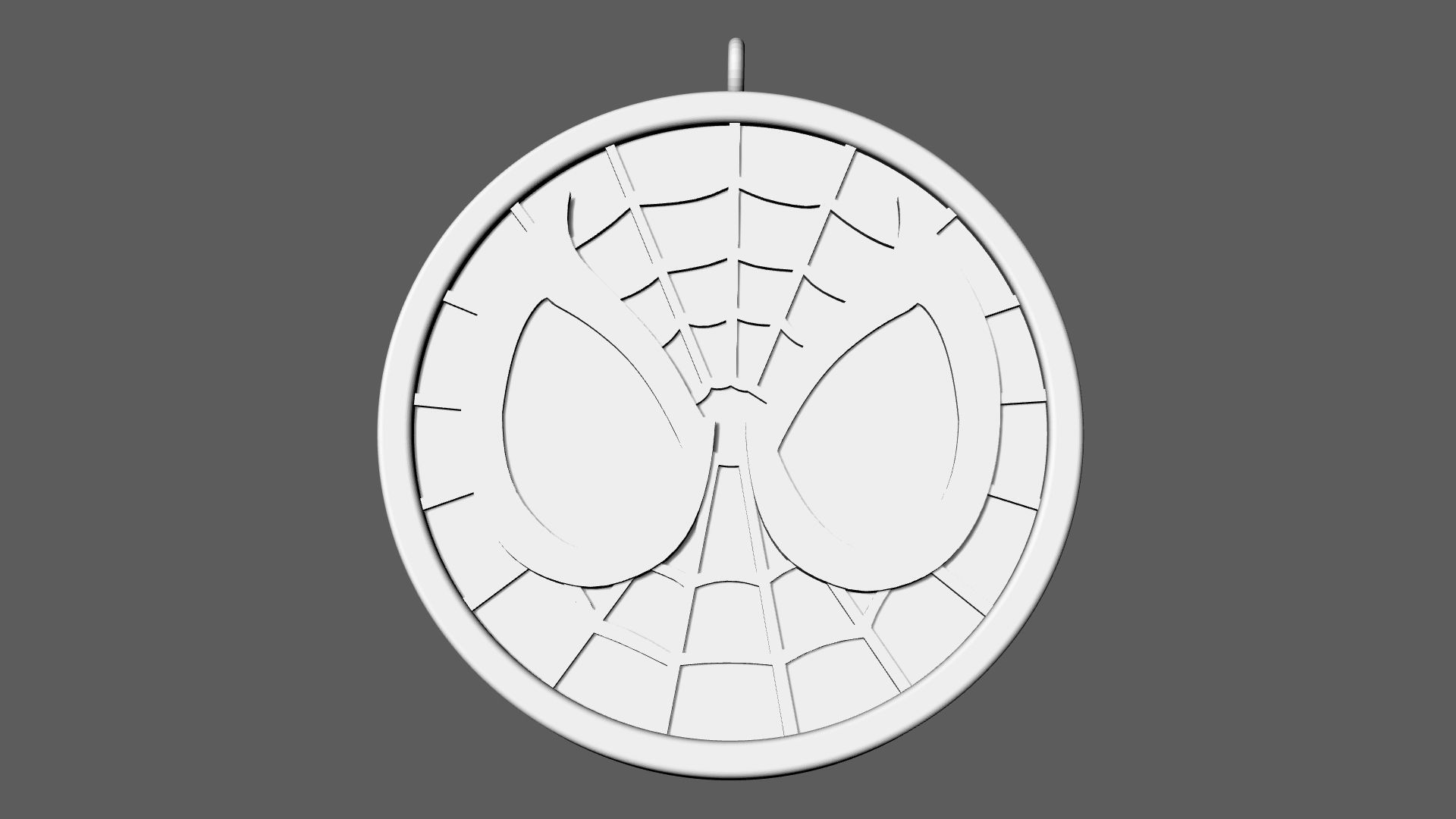 Spider-Man Pendant 3D print model_14