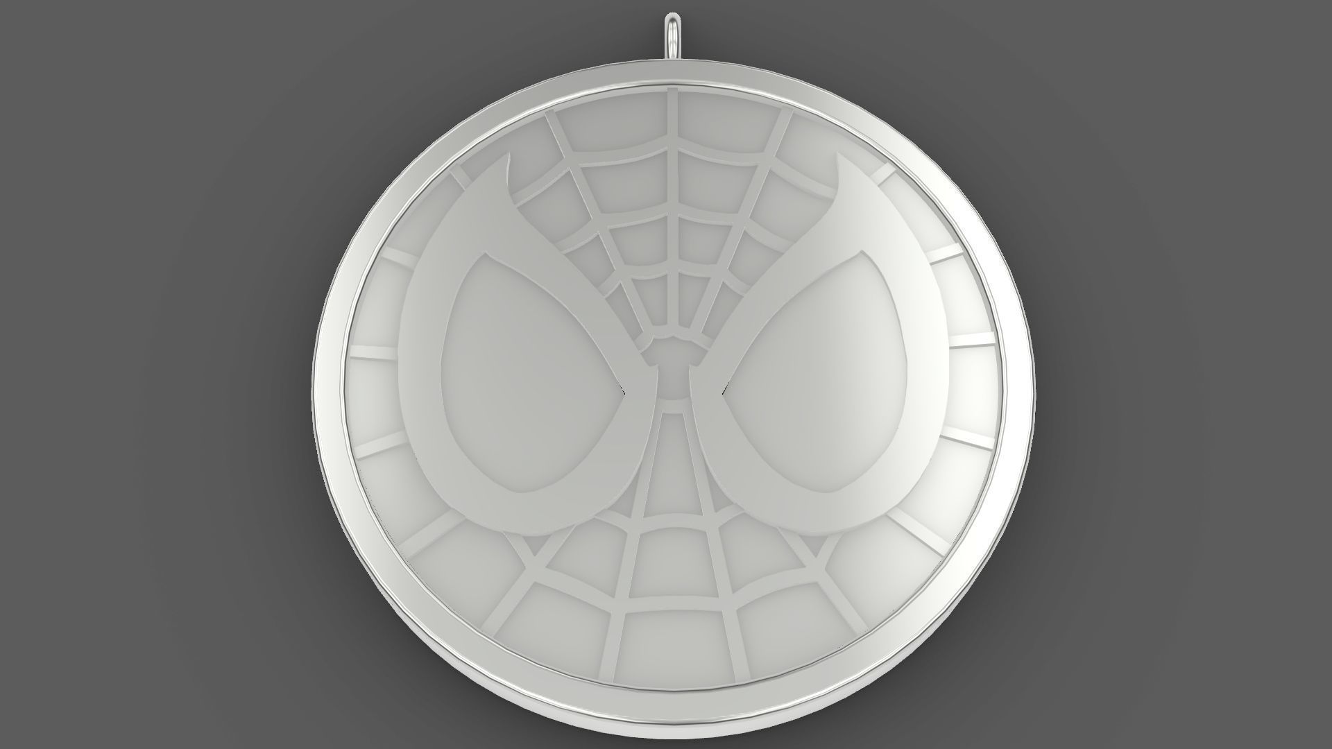 Spider-Man Pendant 3D print model_4