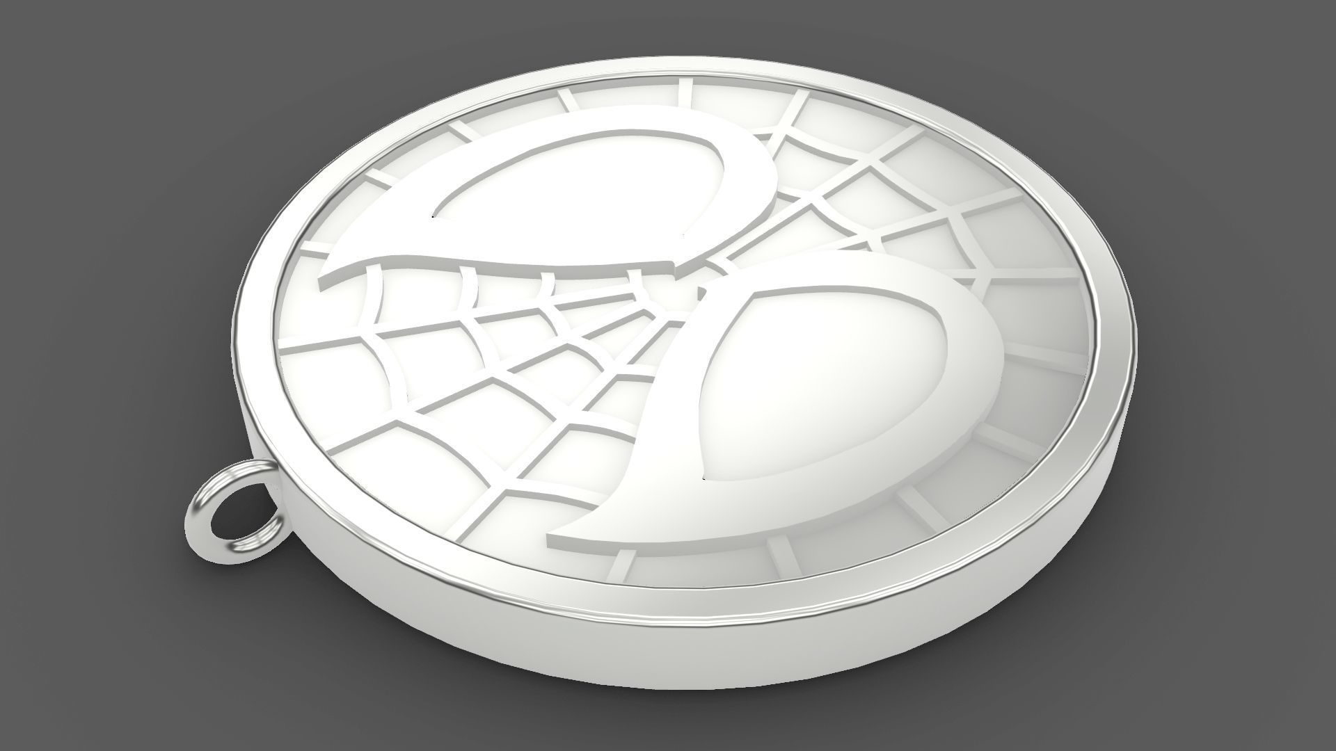 Spider-Man Pendant 3D print model_8
