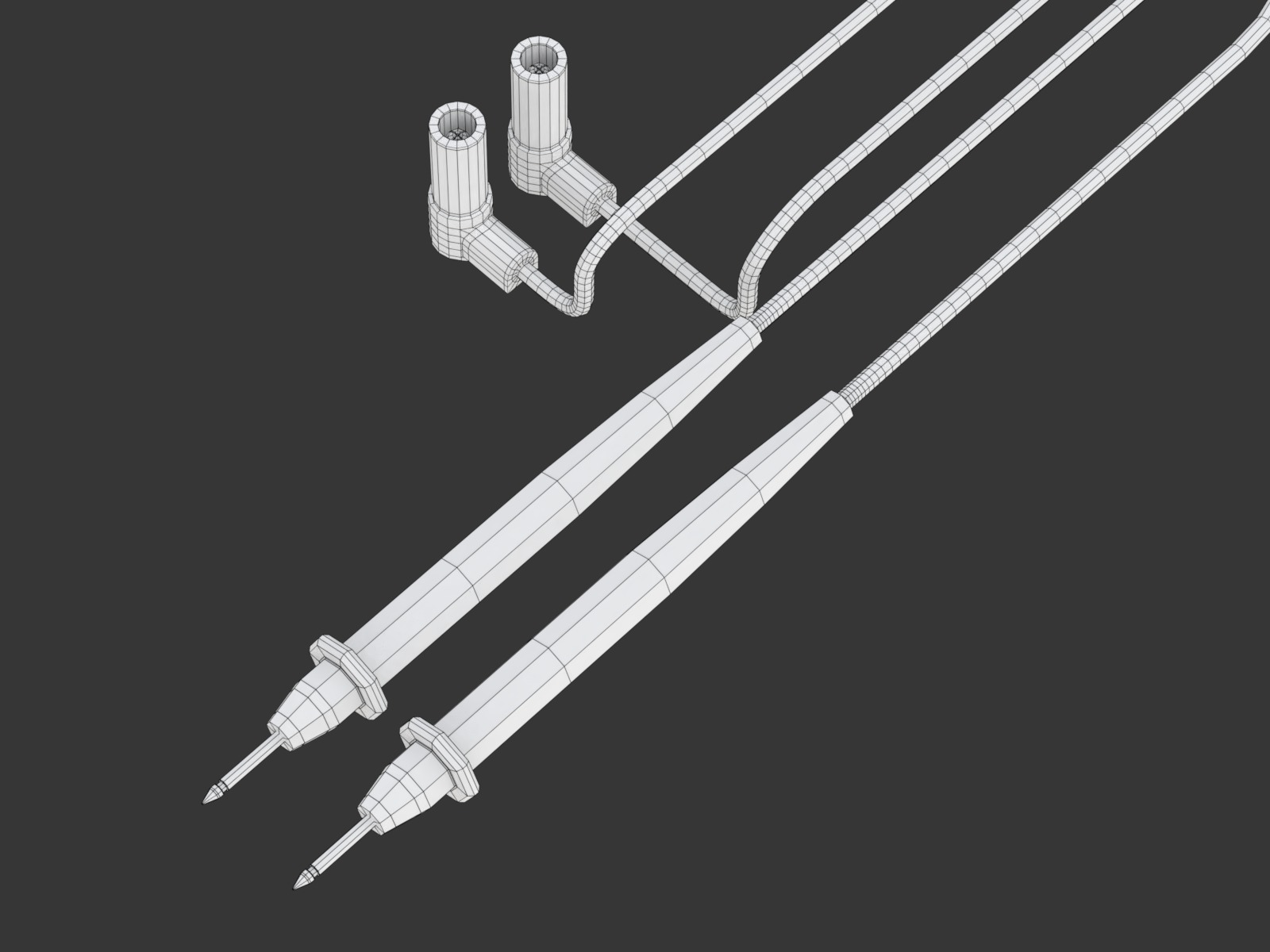 Multimeter Test Leads 3D model_18
