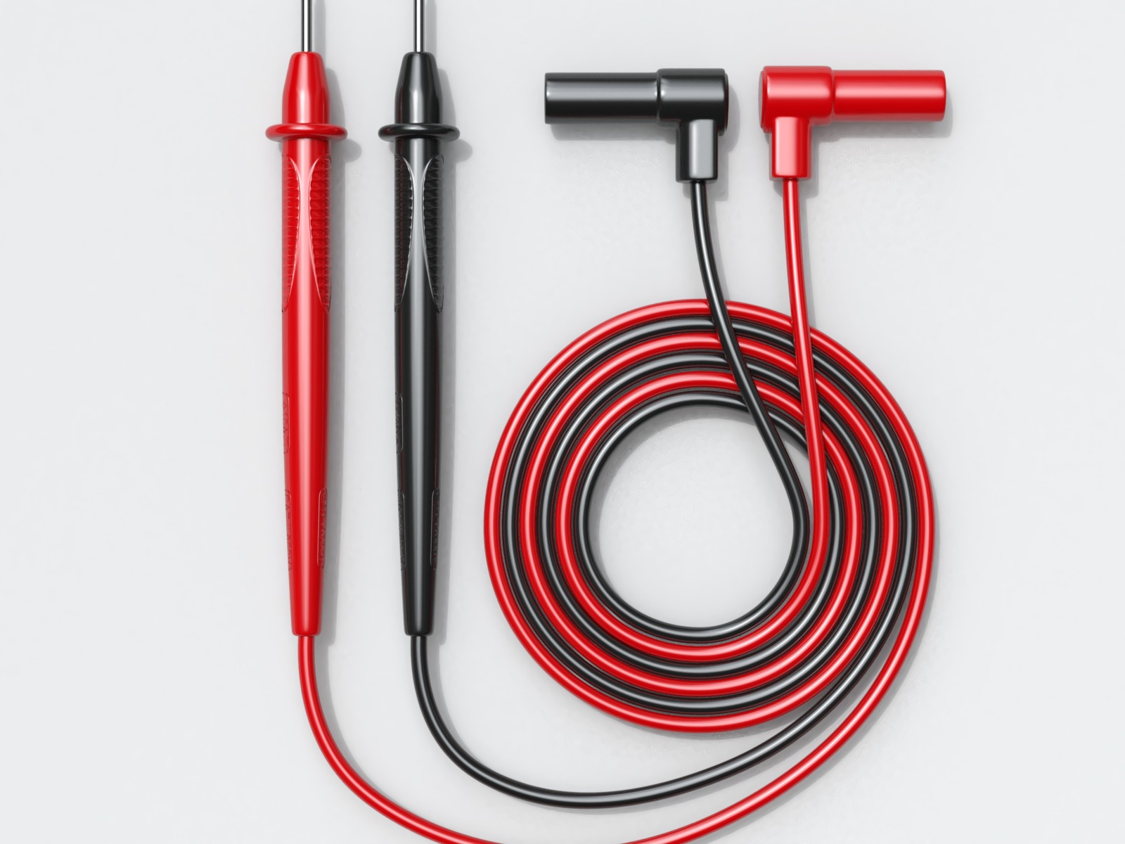 Multimeter Test Leads 3D model_1