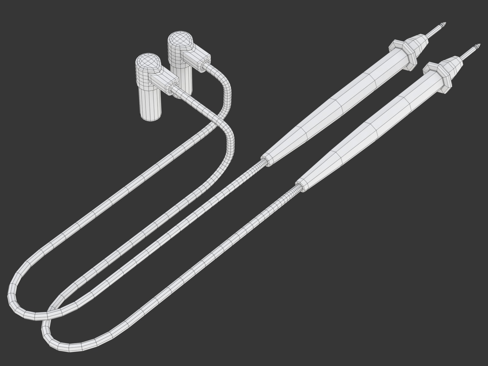 Multimeter Test Leads 3D model_17