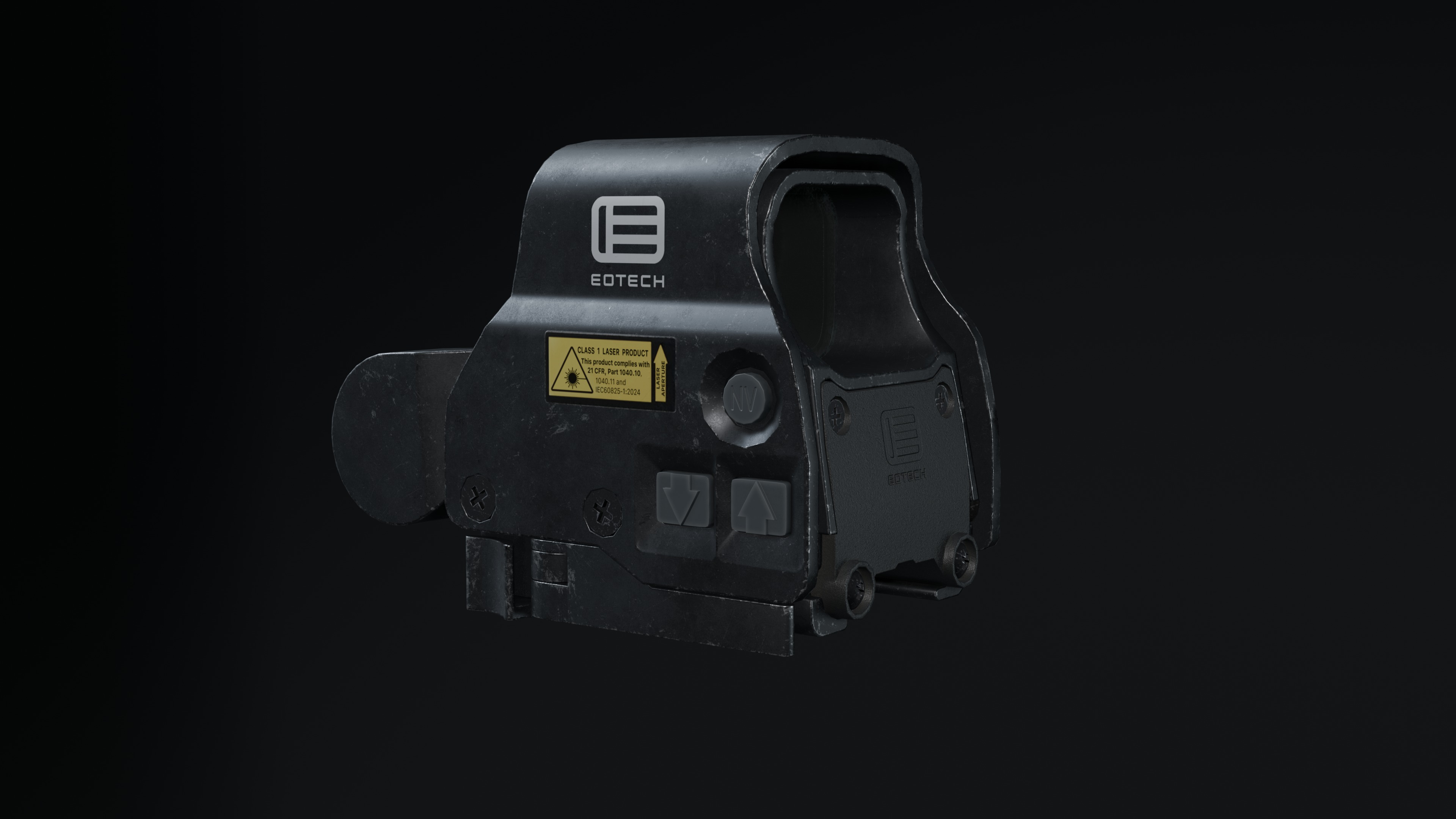 EOTECH HWS EXPS3 Red Dot Sight 3D model_2