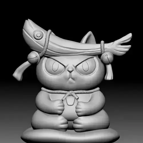 Cat statue 0120
