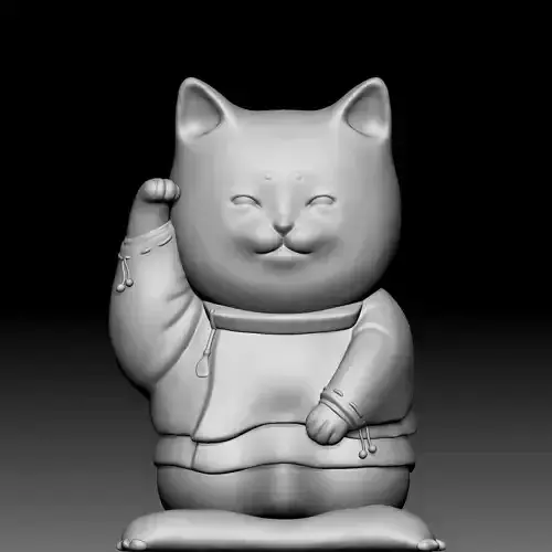 Cat statue 0140
