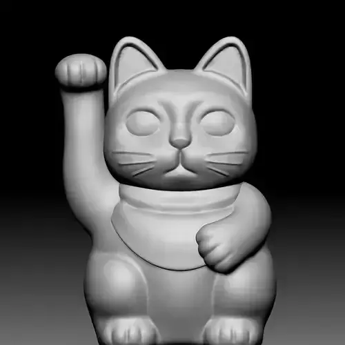 Cat statue 0170