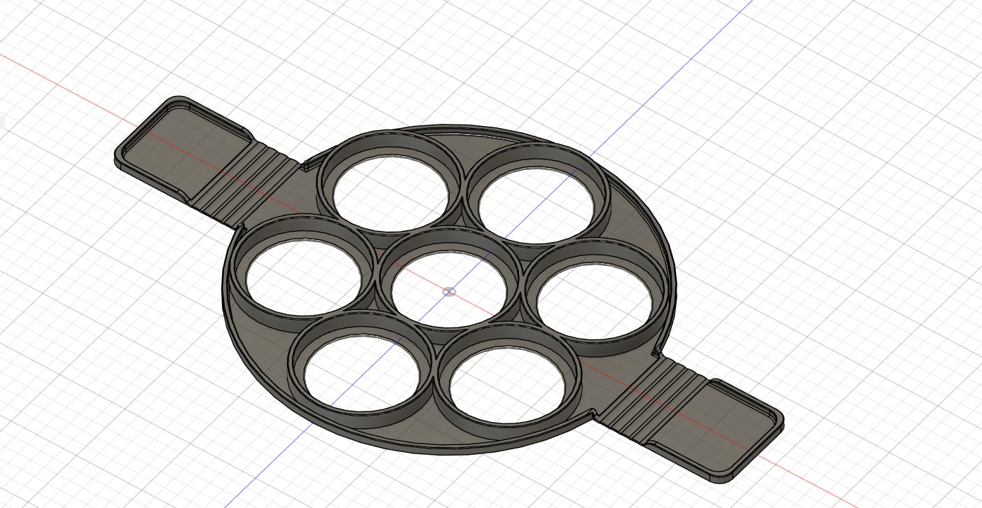 Silicone Pancake Mold 3D print model_4
