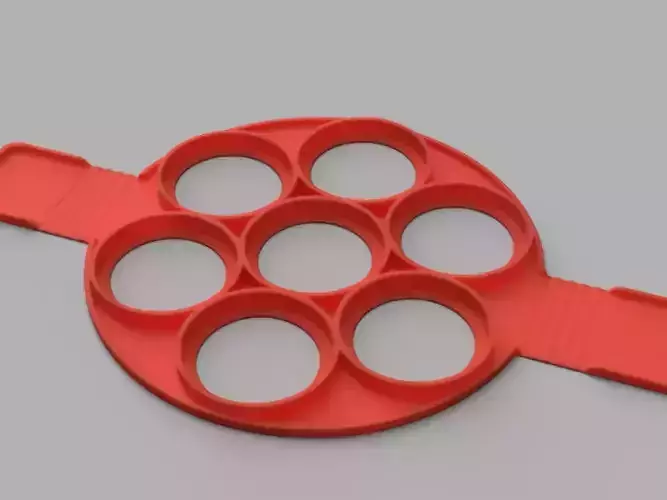 Silicone Pancake Mold 3D print model