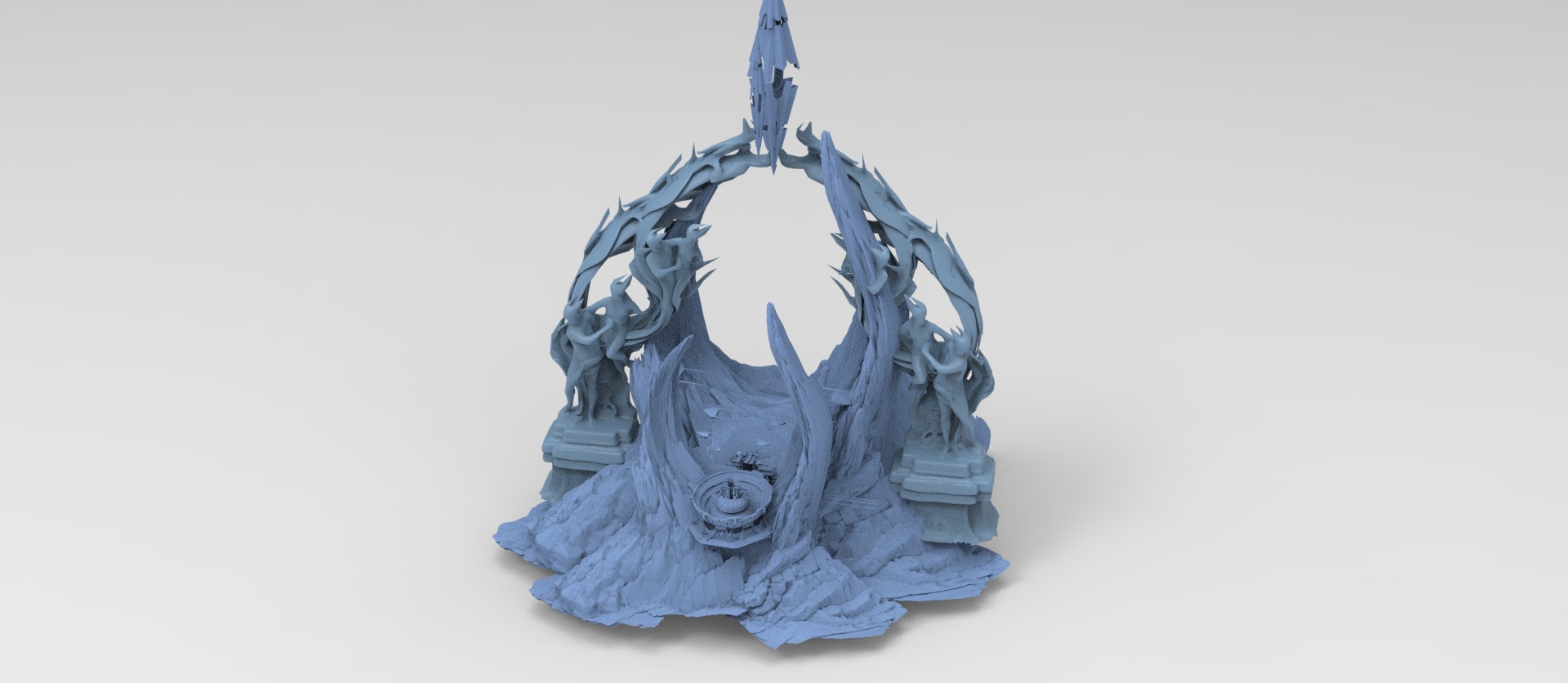 Dantes Inferno Great Dance Rocks  3D model_1