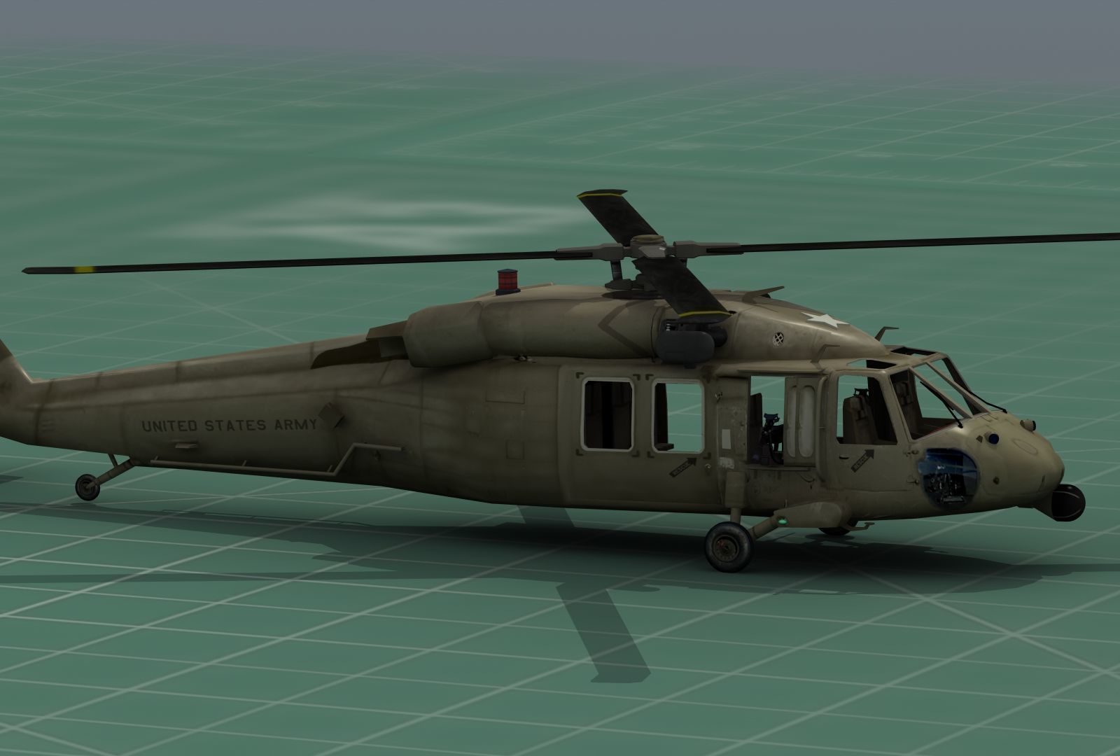 UH-60 Blackhawk Military Helicopter 3D Print Model Kit 3D print model_12
