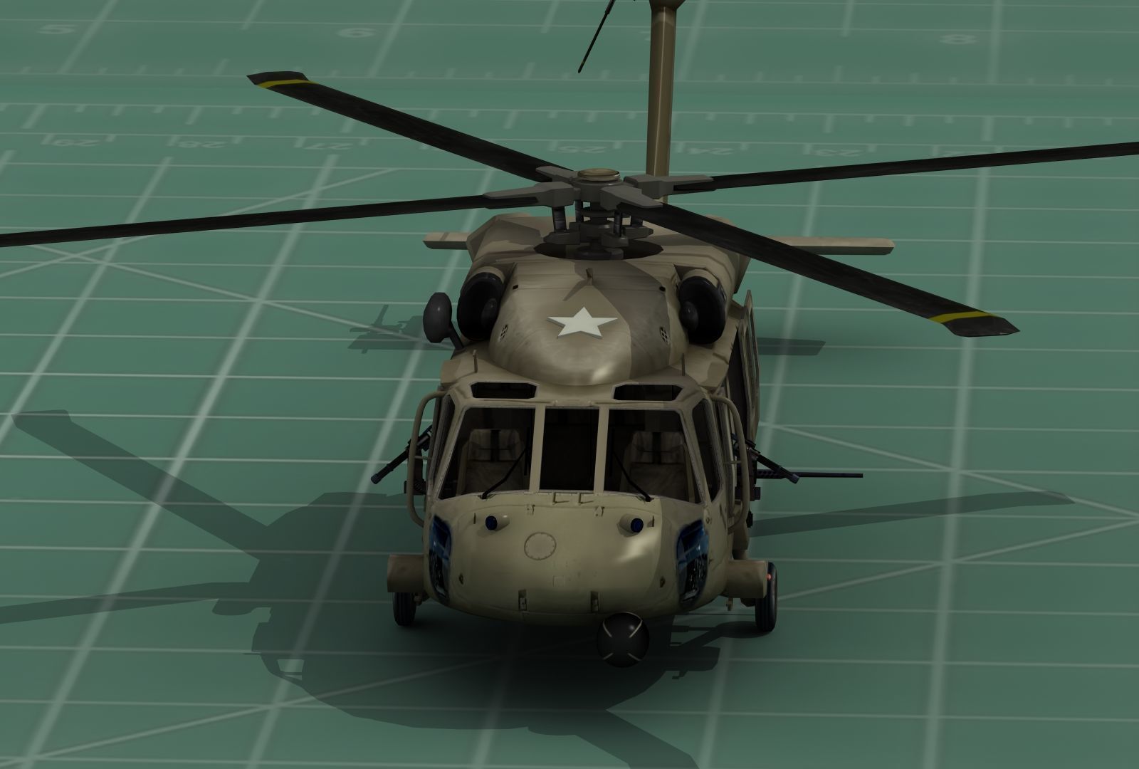 UH-60 Blackhawk Military Helicopter 3D Print Model Kit 3D print model_19