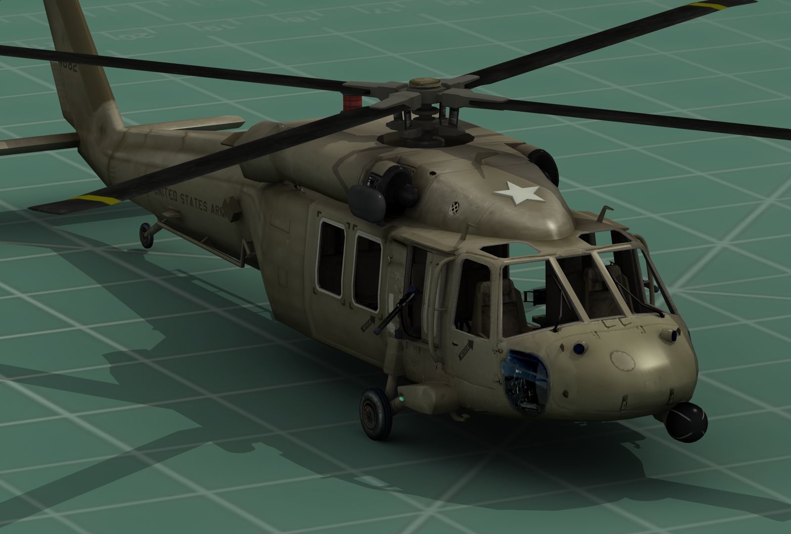 UH-60 Blackhawk Military Helicopter 3D Print Model Kit 3D print model_21