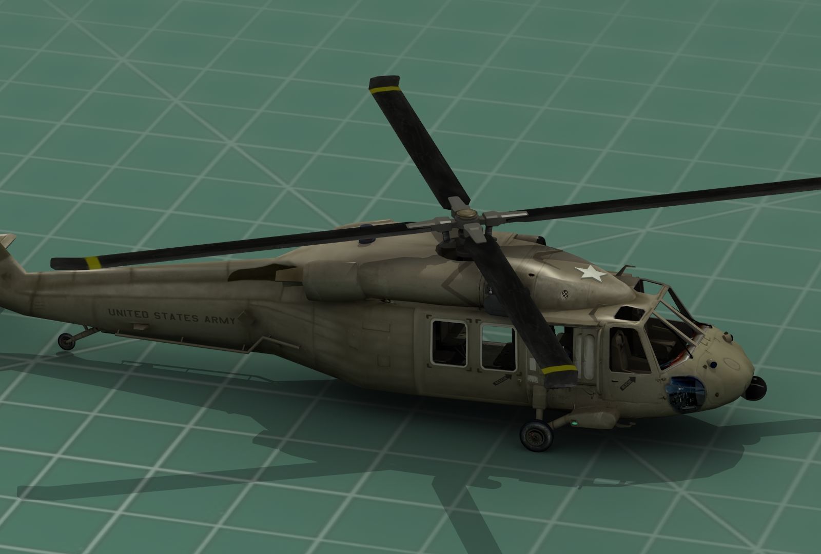 UH-60 Blackhawk Military Helicopter 3D Print Model Kit 3D print model_7