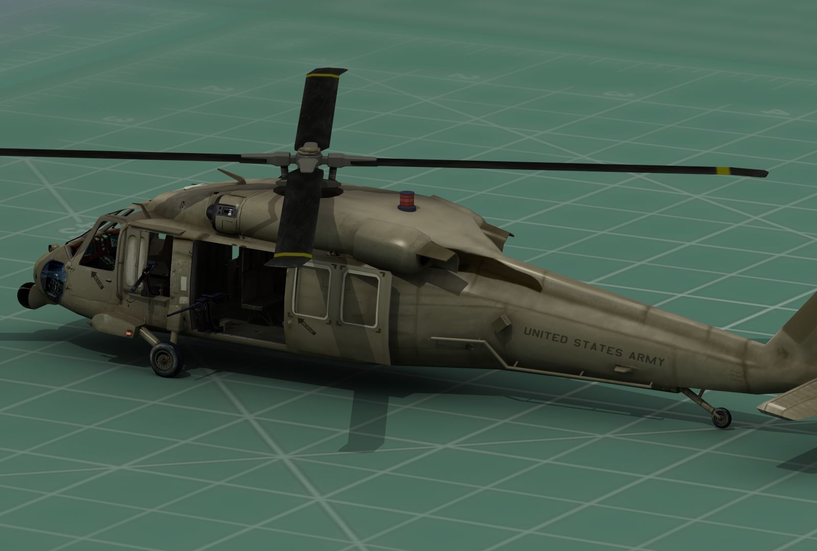 UH-60 Blackhawk Military Helicopter 3D Print Model Kit 3D print model_15