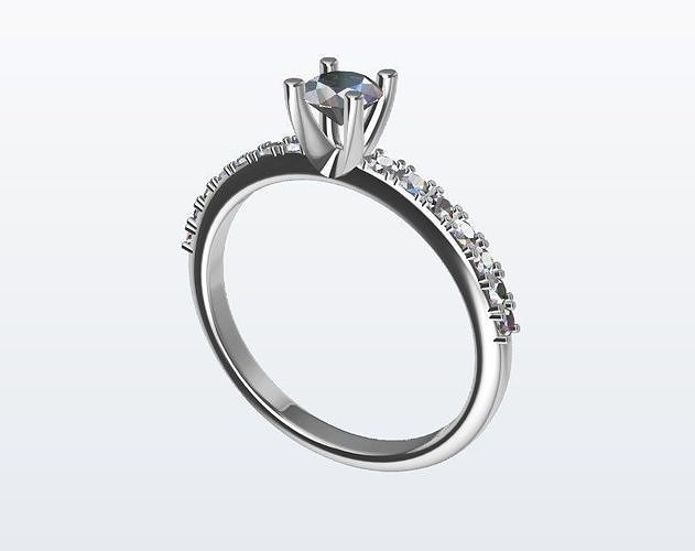 Diamond Ring  3D print model