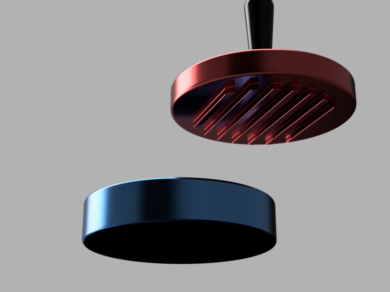 Burger Press 3D print model_4