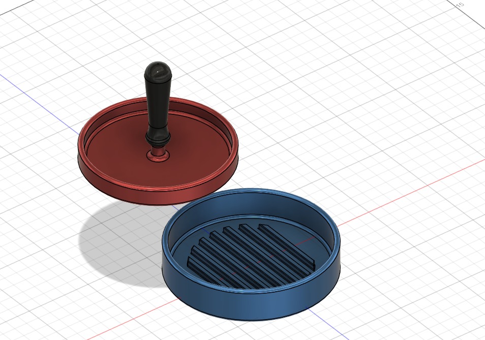 Burger Press 3D print model_6