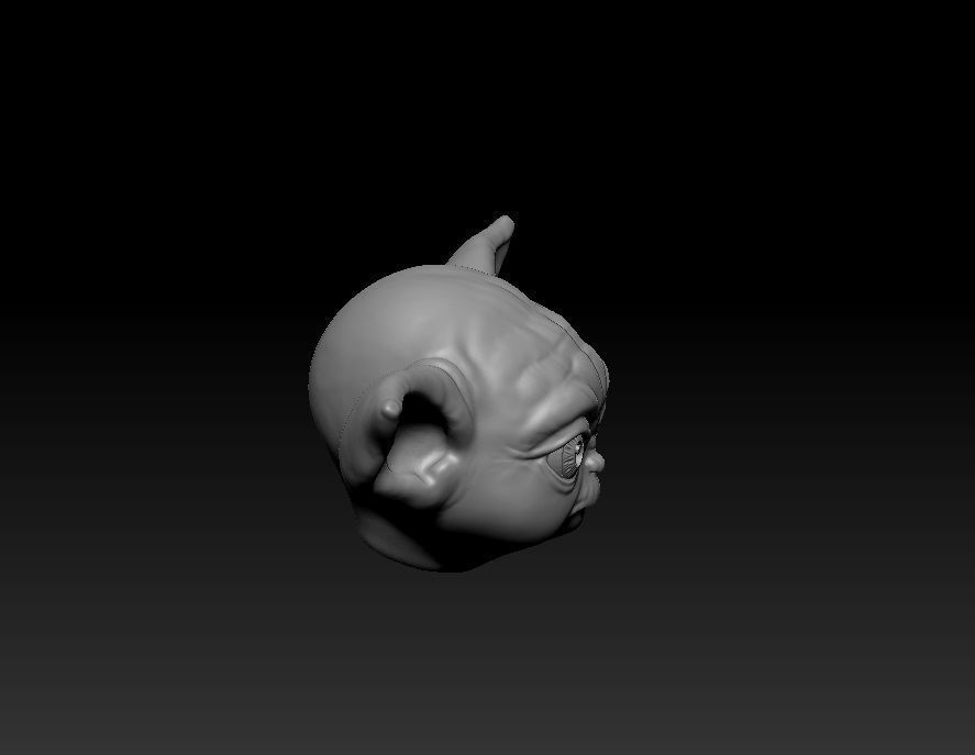 Master Yoda 3D print model_11