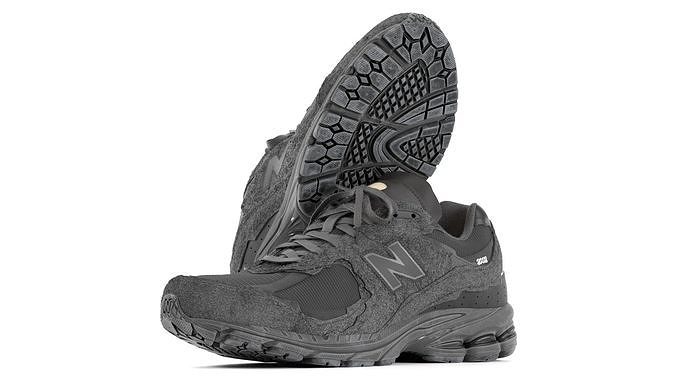 New Balance 2002R Protection Pack Phantom Black 3D model  display picture 3