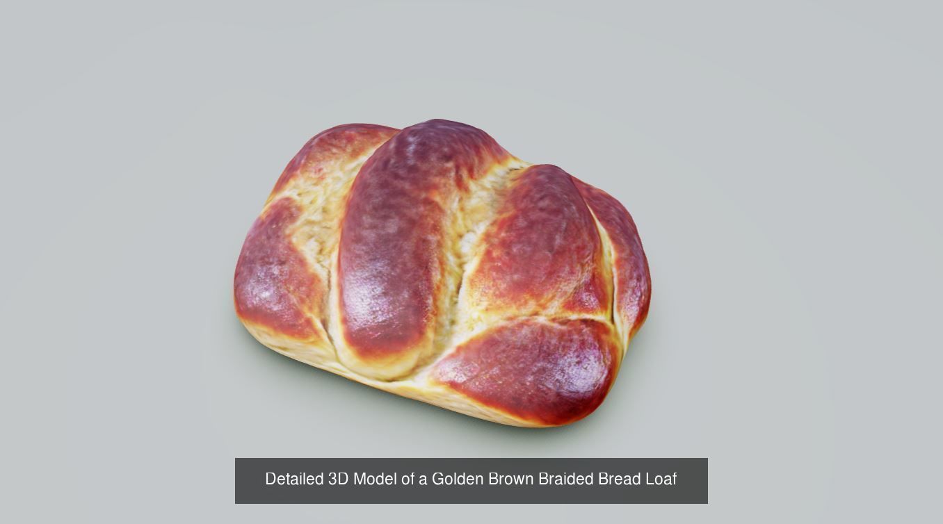 6 Low-Poly Artisan Baked Goods 3D Model Collection _4