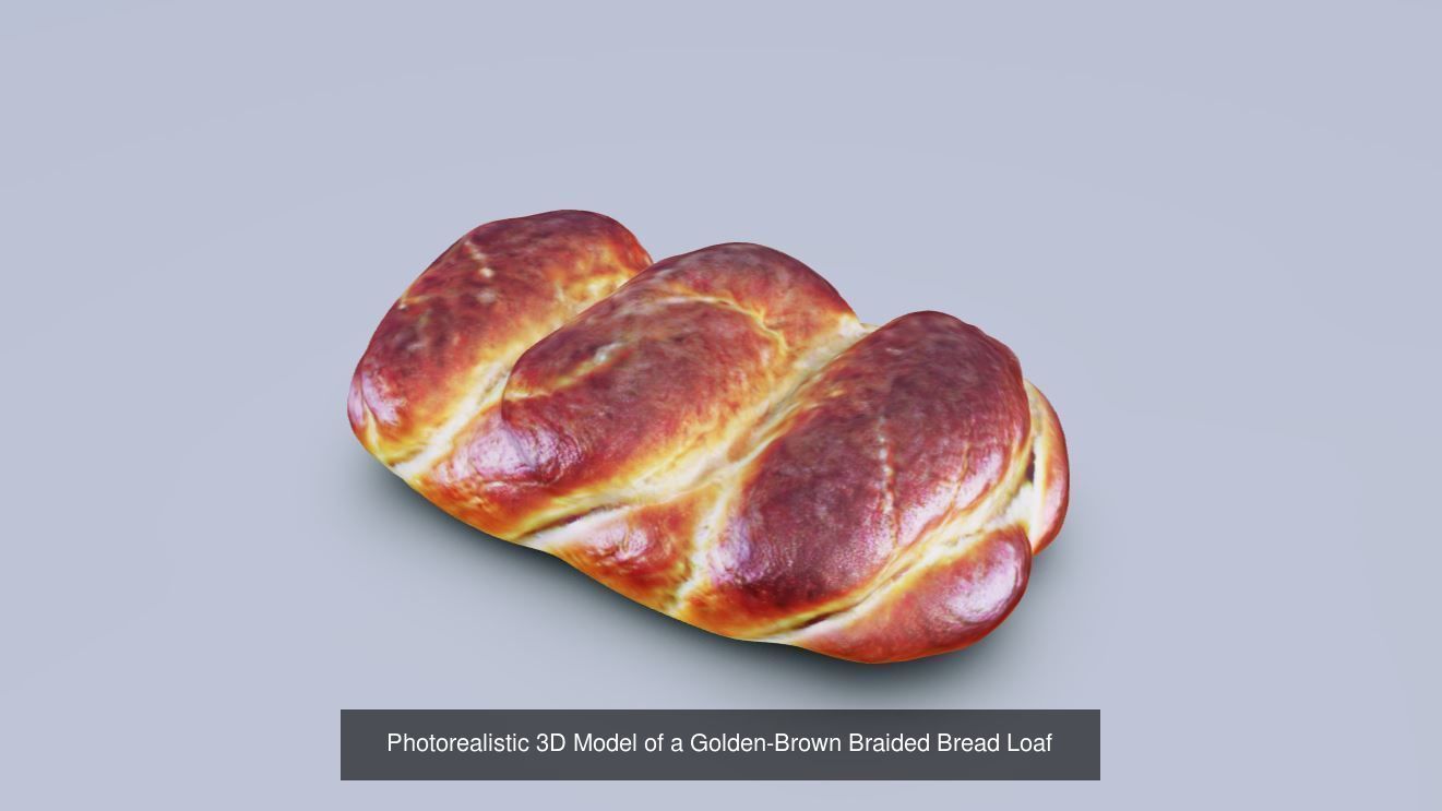 6 Low-Poly Artisan Baked Goods 3D Model Collection _3