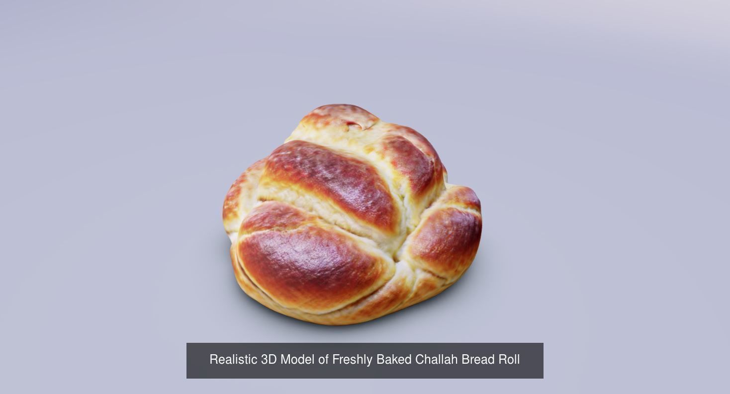 6 Low-Poly Artisan Baked Goods 3D Model Collection _6
