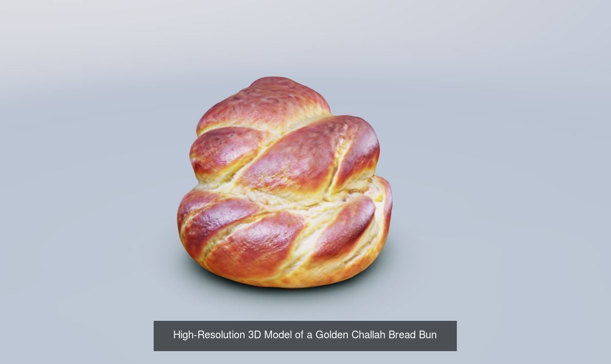 6 Low-Poly Artisan Baked Goods 3D Model Collection _5
