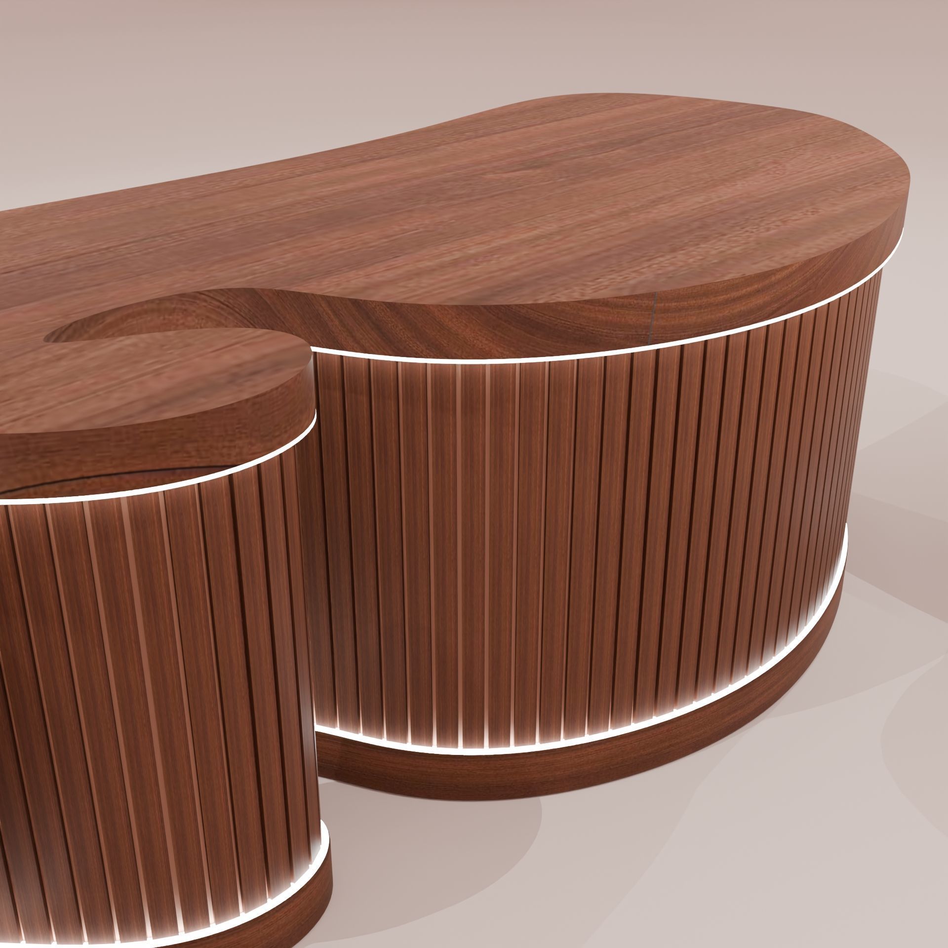 Reception Desk 3D model_6