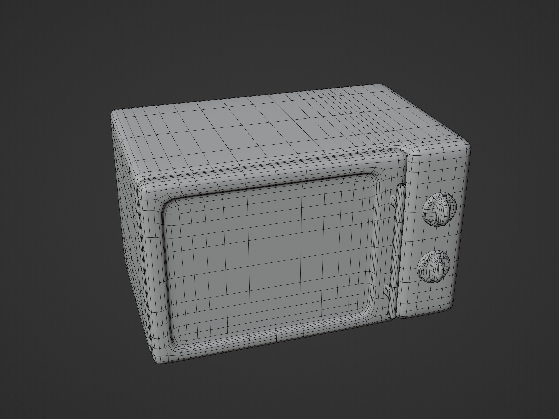 Cartoon Style Kitchen Appliances 3D model_16